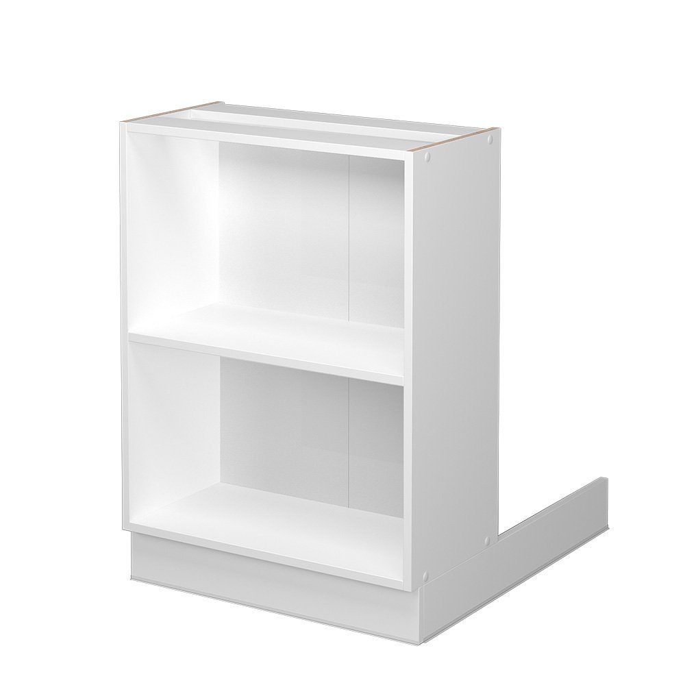 Vicco Unterschrank Fame-Line, Weiß/Weiß, 60 cm ohne Arbeitsplatte (1-St) – Bild 4 von 5