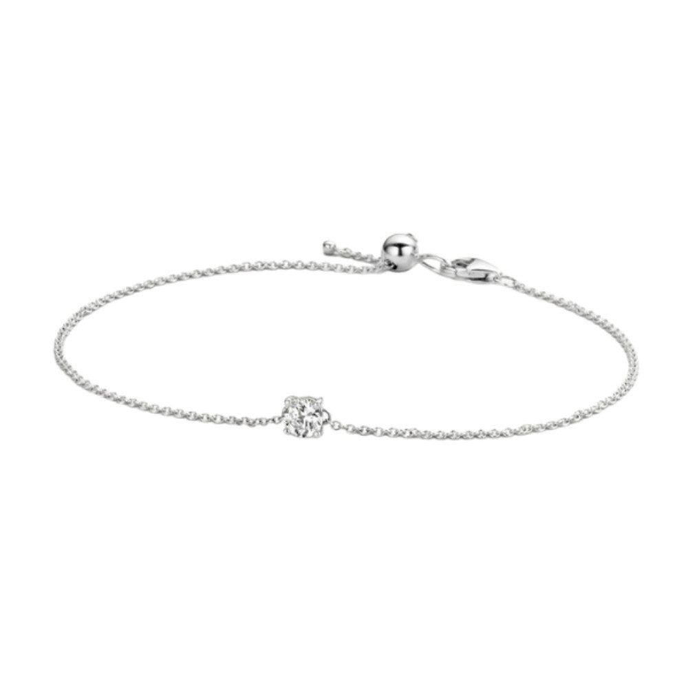 Blush Goldarmband 2166WZI, Armband 14 Karat Weißgold mit Zirkonia