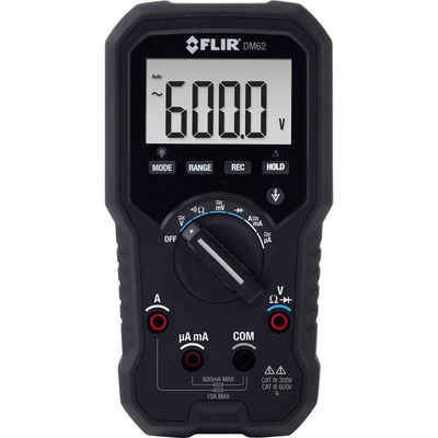 Flir Spannungsprüfer FLIR DM62 Hand-Multimeter CAT IV 300 V, CAT III 600 V, (DM62)