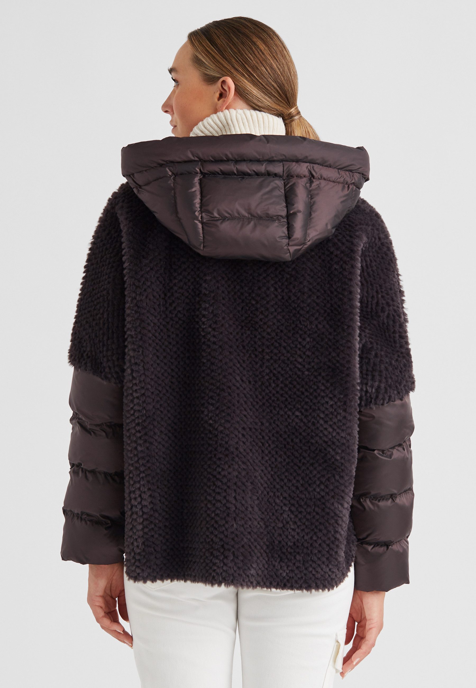Milestone Cape MSWega Damen Mantel Jacke Umhang Metallreißverschluss