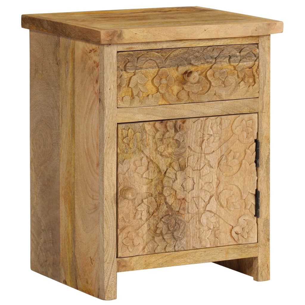 vidaXL Nachttisch Nachttisch Massivholz 40x30x50 cm