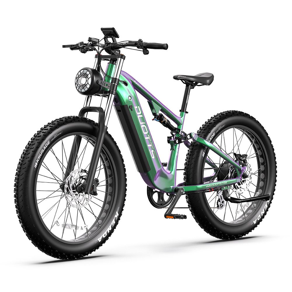 Vankel E-Bike Mountainbike Mountainbike E26 mit starkem Motor, 26x4’’ Reifen, 80 Nm, 8 Gang Shimano, Heckmotor, 960 Wh, (mit Akku-Ladegerät), Stillvolles E-Mountainbike Elektrofahrrad für Gelände