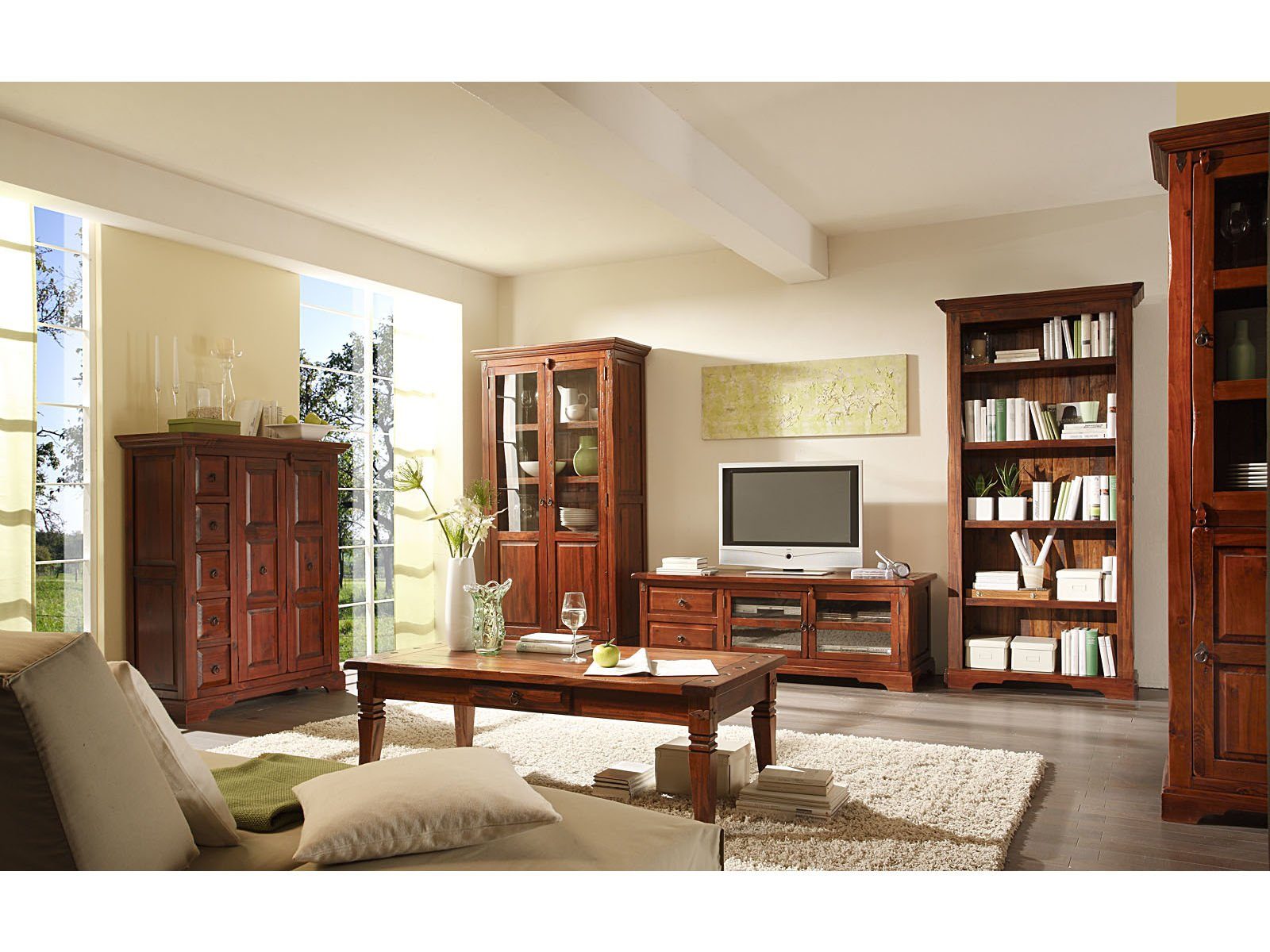 massivum Bücherregal Catana braun