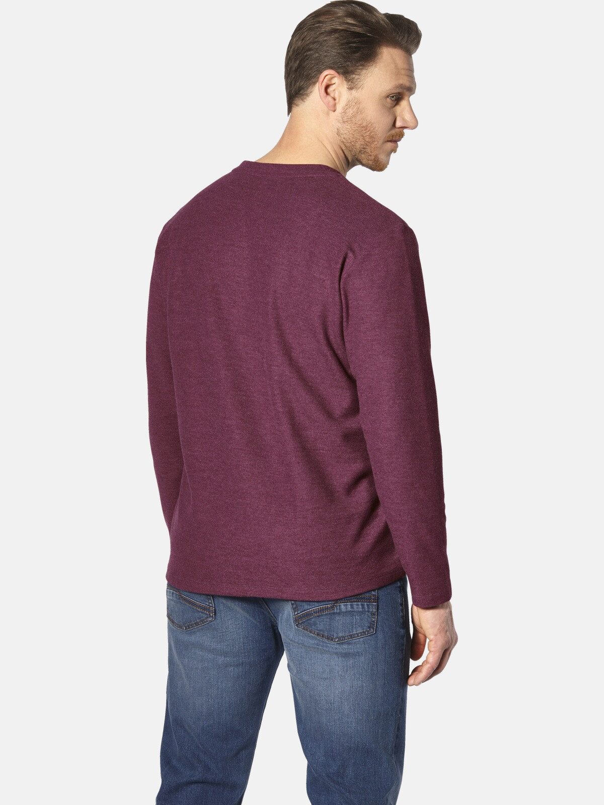 Jan Vanderstorm Langarmshirt IVOR in Waffelstruktur günstig online kaufen