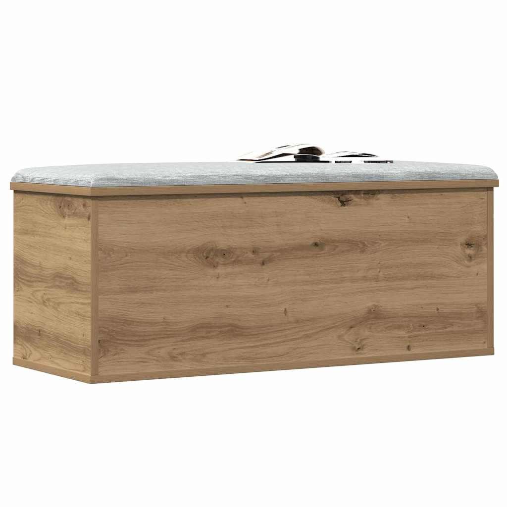 vidaXL Truhe Aufbewahrungskiste Artisan Eiche 90x35x35 cm Holzwerkstoff