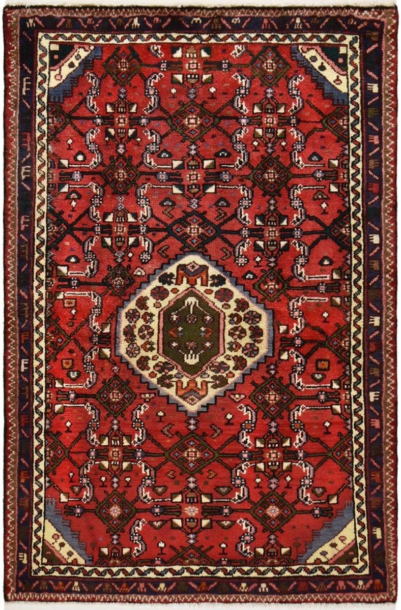 Orientteppich Taajabad 100x150 Handgeknüpfter Orientteppich / Perserteppich, Nain Trading, rechteckig, Höhe: 12 mm