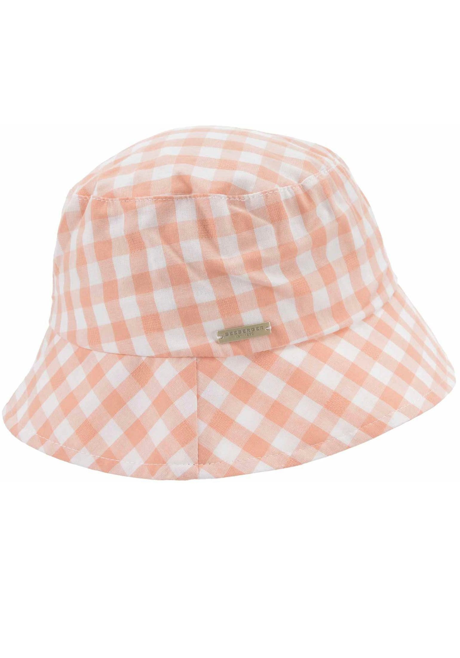 Seeberger Fischerhut Bucket Hat rot weiß