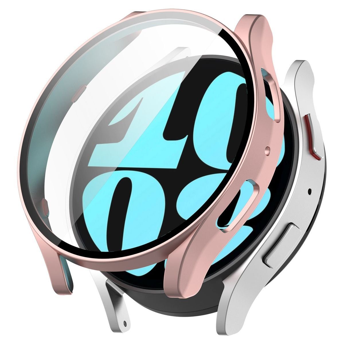 Wigento Smartwatch-Armband Für Samsung Galaxy Watch 6 40mm Integrierte Uhre günstig online kaufen