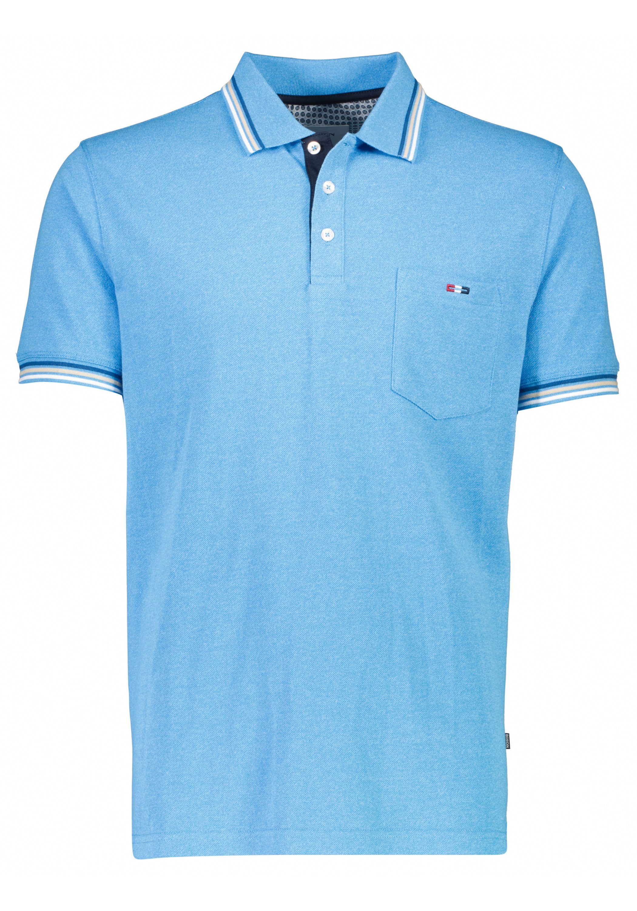BISON Poloshirt "BISON Poloshirt" günstig online kaufen