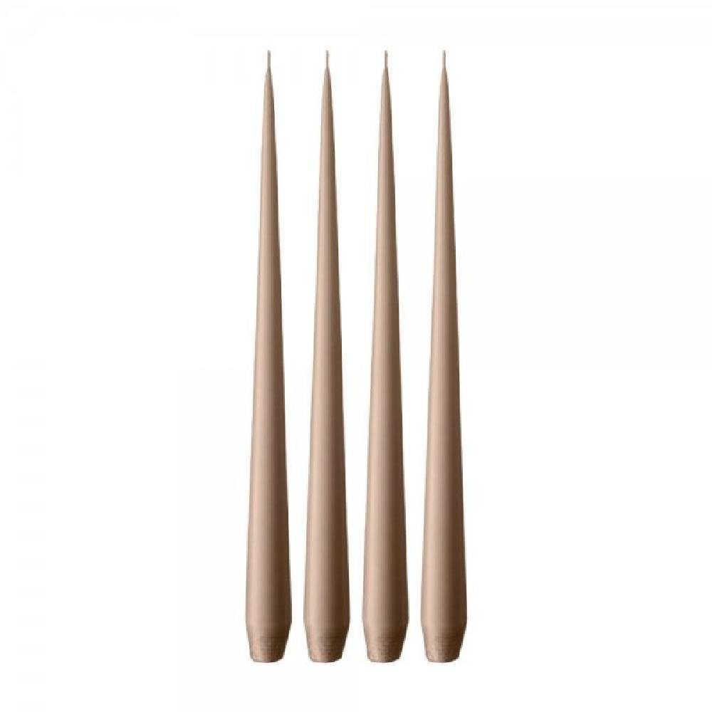 Tafelkerze Spitzkerze Taper Candle Soft Clay (4-teilig) (32cm)