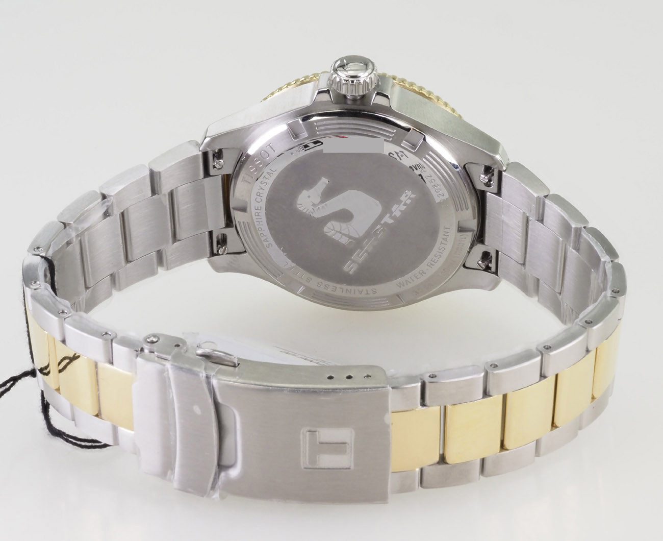 Tissot Schweizer Uhr Herren Uhr 40 mm Ø T1208522205100 Seastar 30 ATM, GMT Anzeige