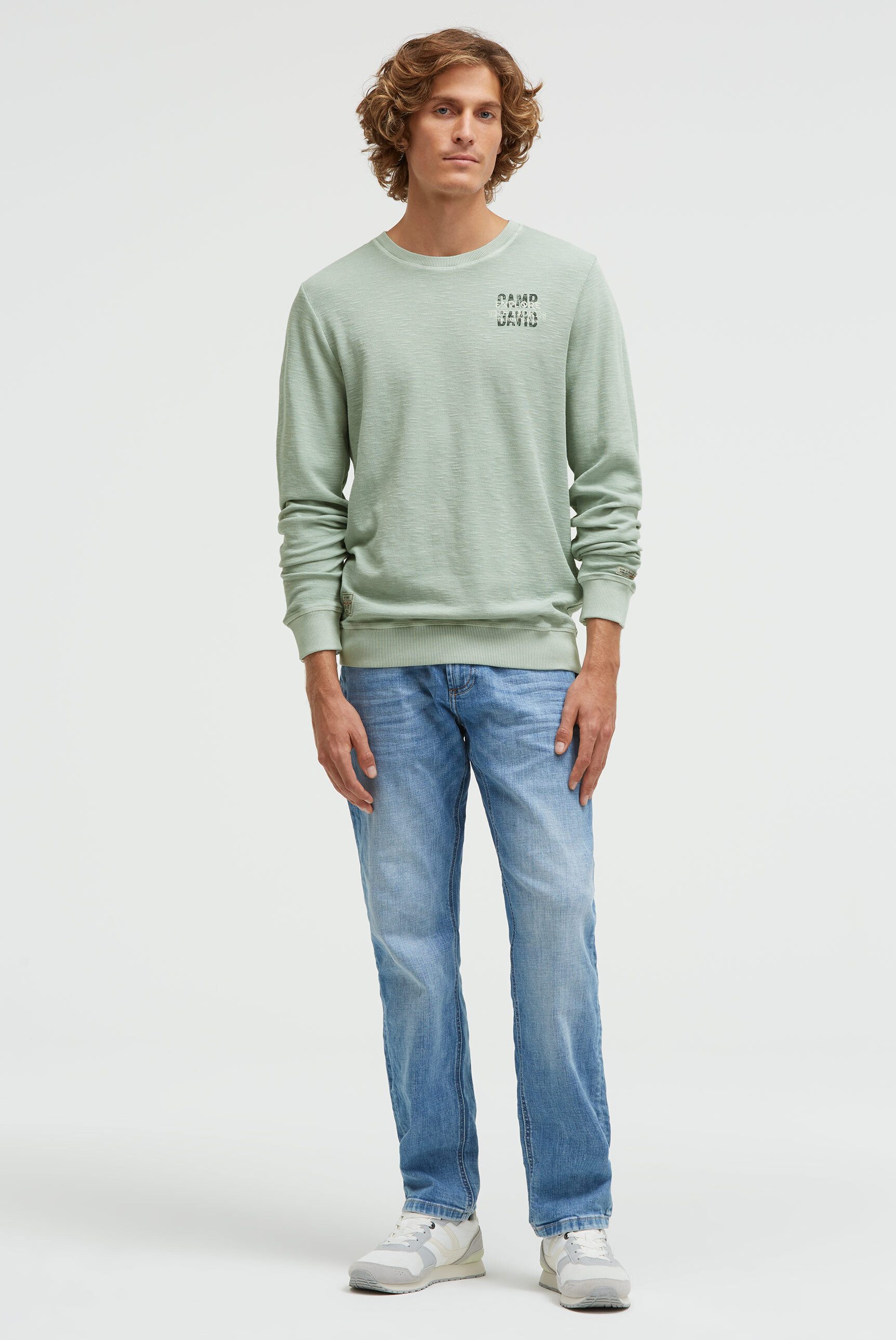 CAMP DAVID Sweater mit Baumwolle