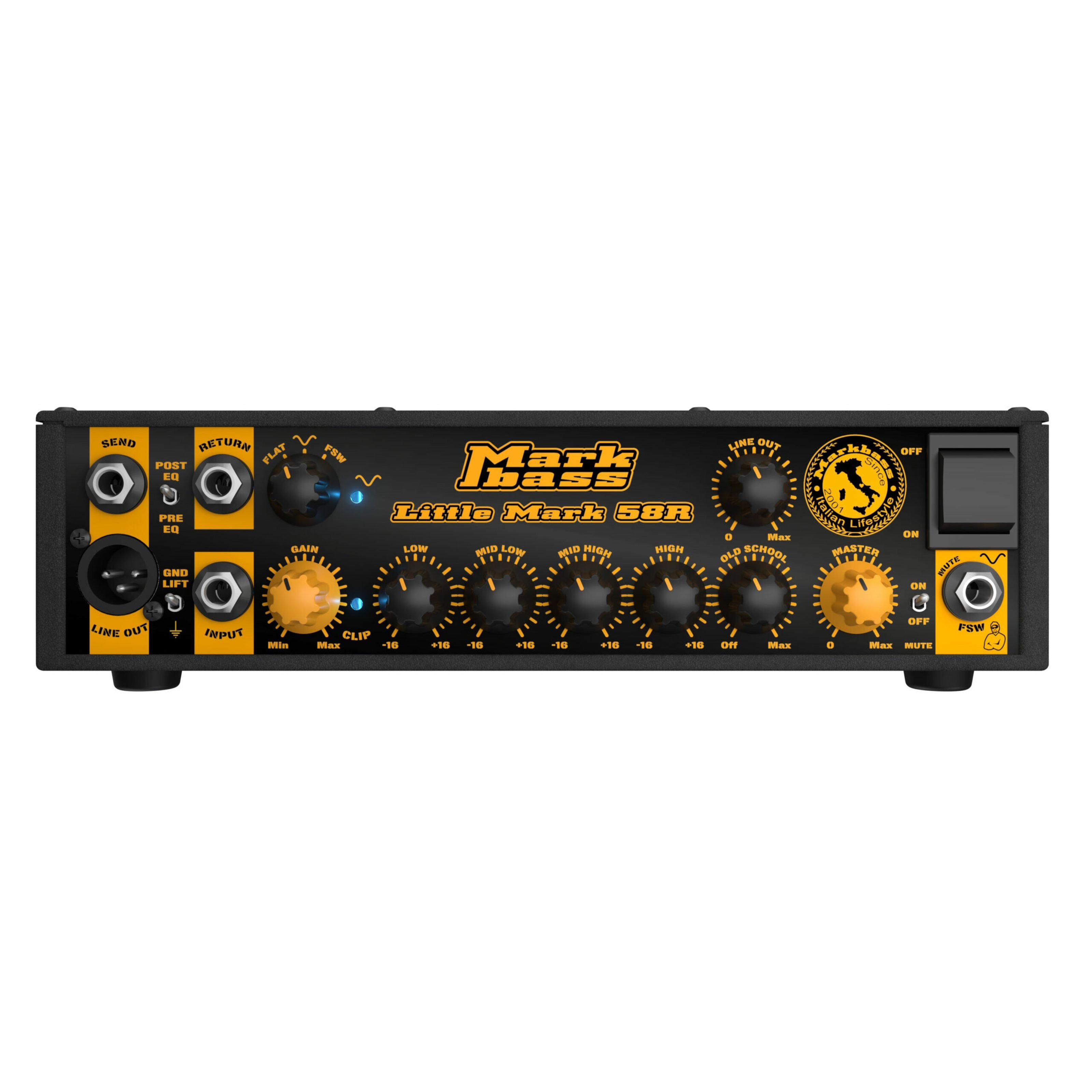Markbass Verstärker (Little Mark 58R - Bass Topteil)