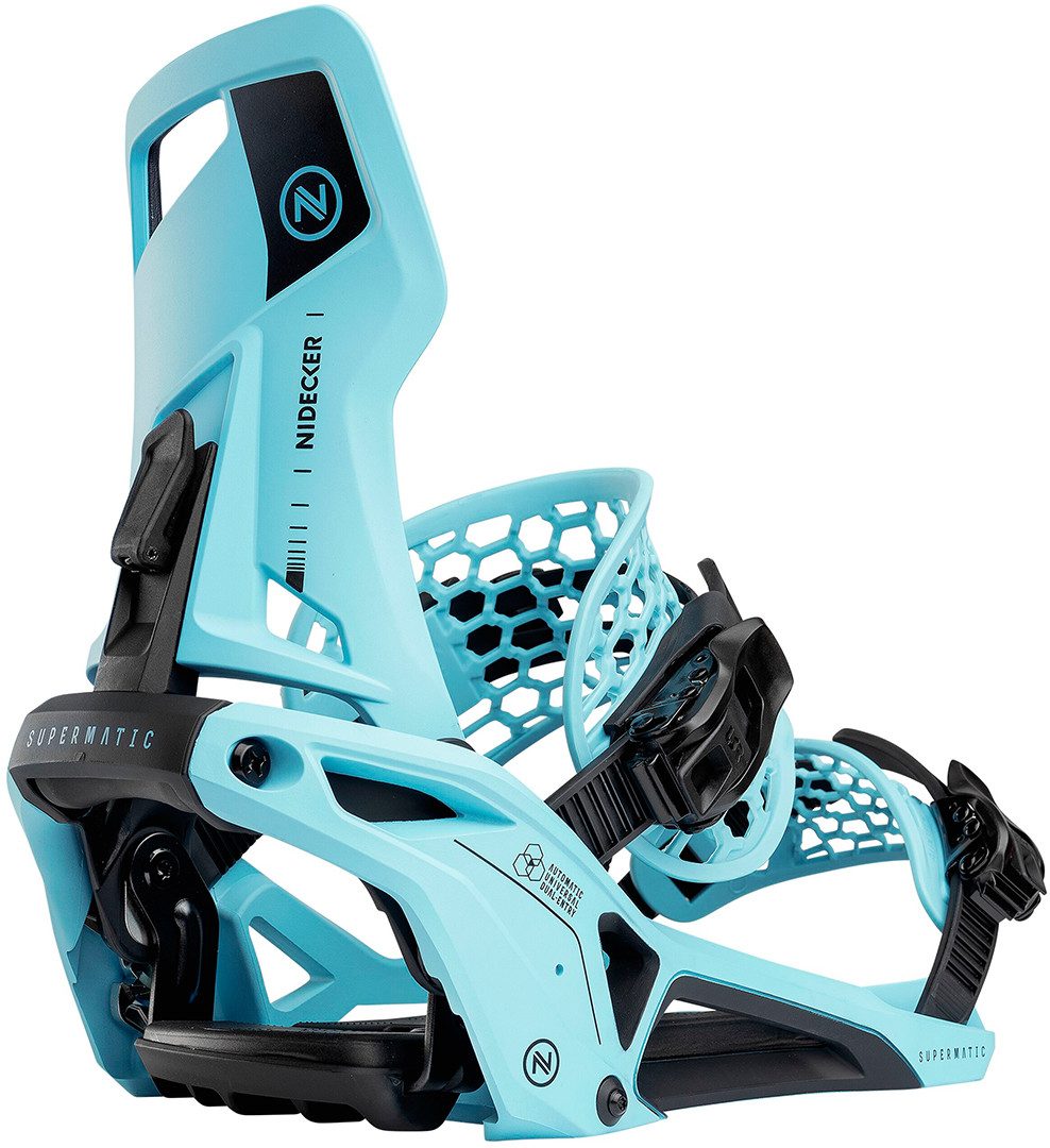 Nidecker Snowboardbindung NIDECKER SUPERMATIC Bindung escape cyan