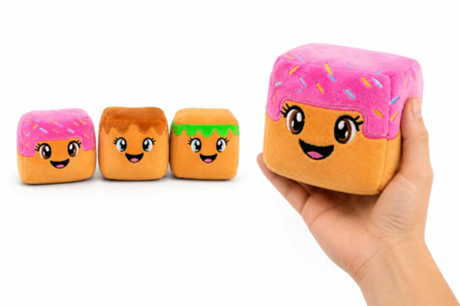 Triton-X Spiel TRITON-X XL Maltose Cute Cube 8 cm – 1 von 3 Designs zufällig