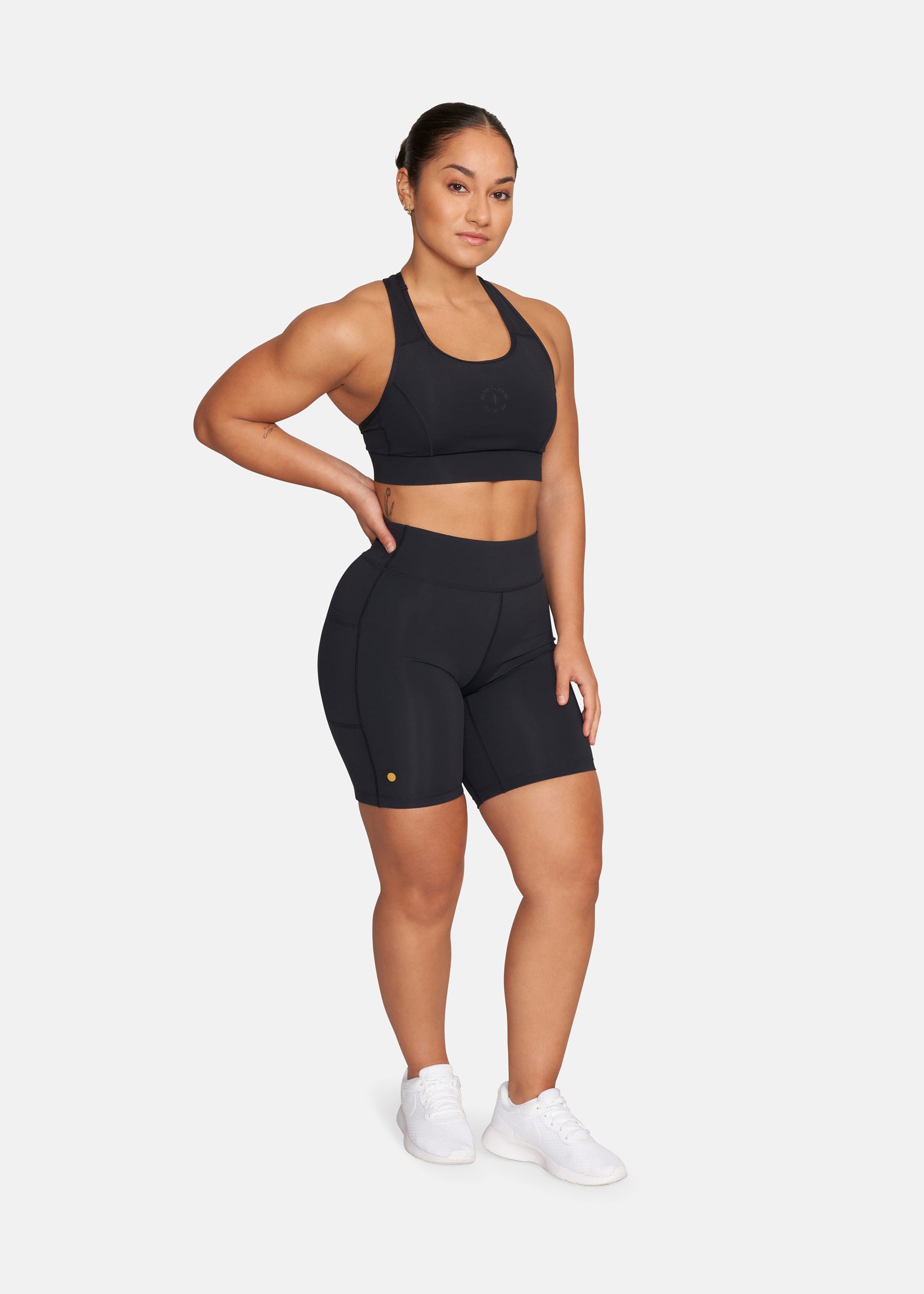 GOLD'S GYM APPAREL Shorts JODIE nachhaltige Materialien, atmungsaktiv