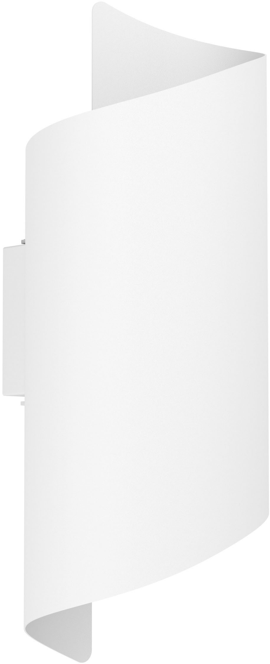 EGLO Wandleuchte MONTARELLO Wandlampe - Stahl - LED - 2X4W - IP44, LED fest integriert, Neutralweiß, Kaltweiß, Warmweiß, Außenbeleuchtung, Außenwandleuchte, Terrasse, L11 x H27,5 x AL7,5 cm