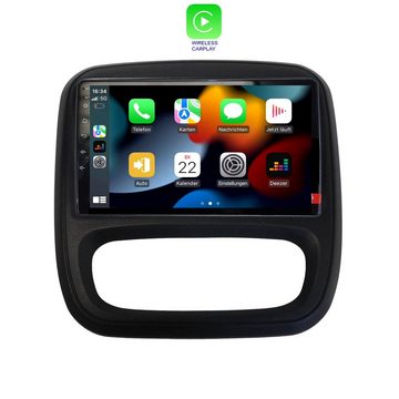 TAFFIO Für Opel Vivaro B Renault Trafic III 9"Touch Android Radio GPS CarPlay Einbau-Navigationsgerät