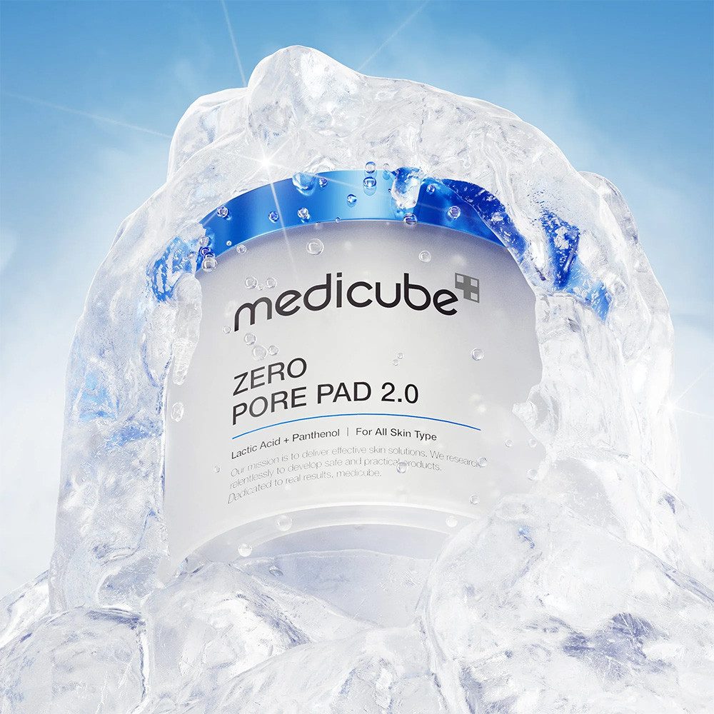 Medicube Gesichtsreinigungstuch ZERO PORE PAD 2.0, für unreine Haut, minimiert Poren und klärt überschüssigen Talg