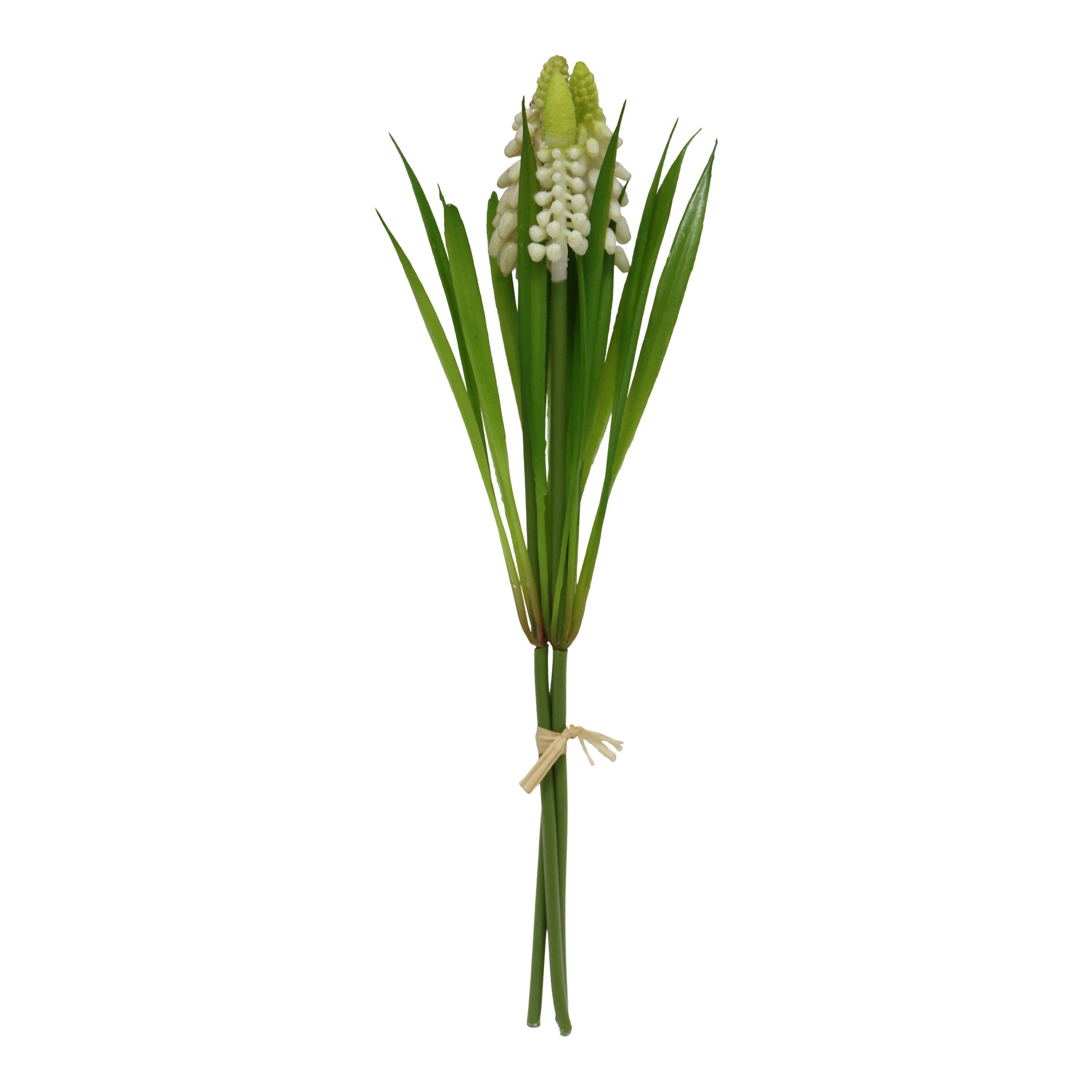 Weiß Kunstpflanze Hyazinthe, Kunst-Blumenbund Depot