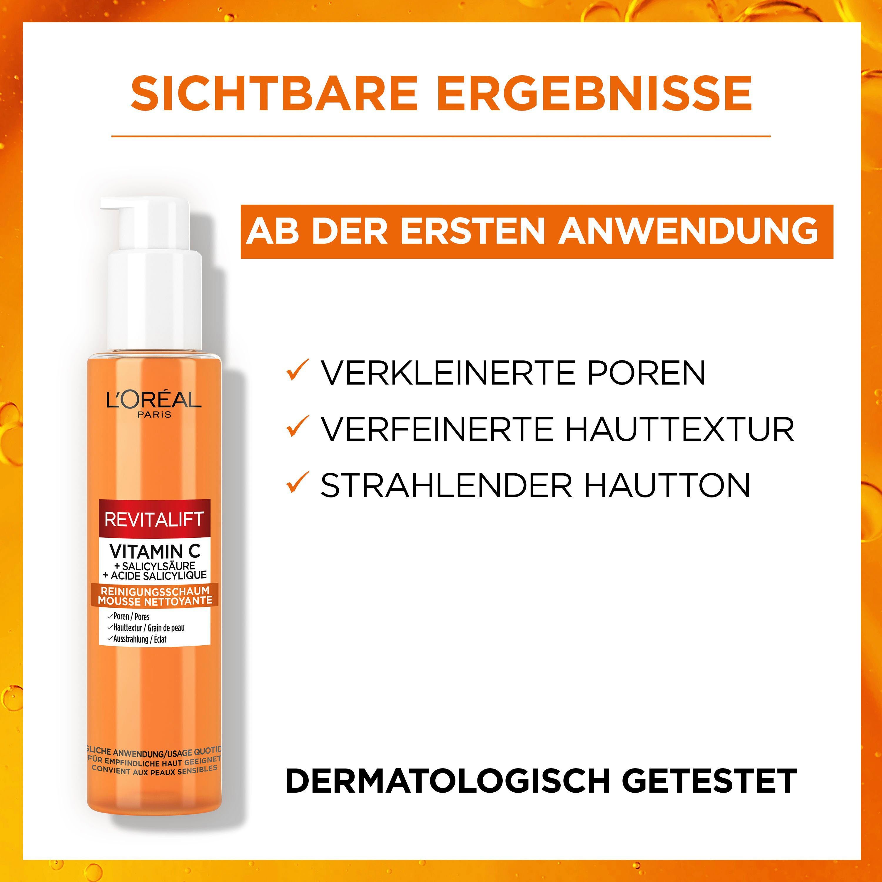 L'ORÉAL PARIS Gesichts-Reinigungsschaum Revitalift Clinical