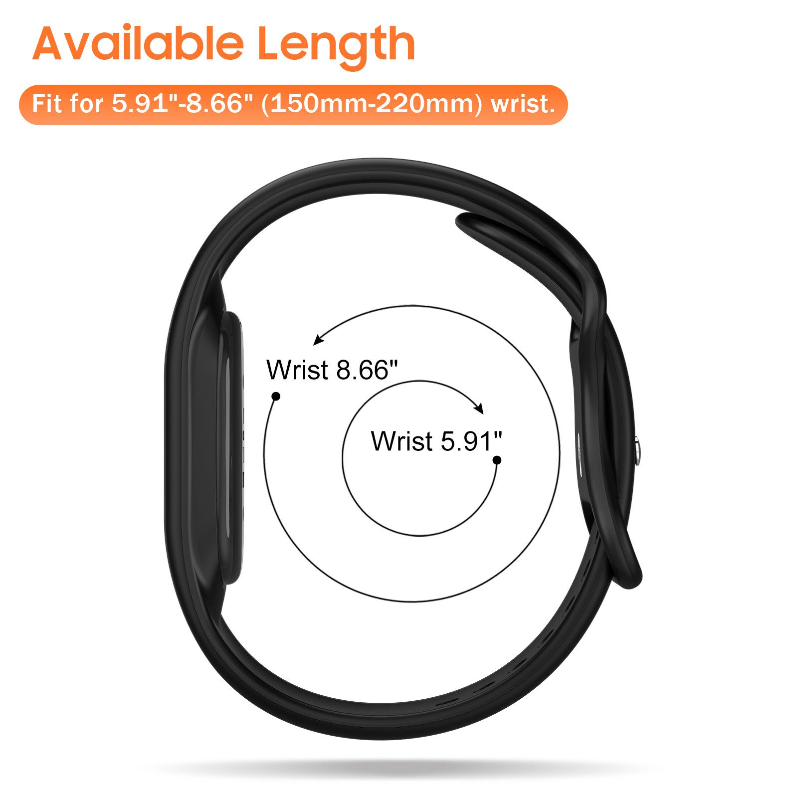 Fintie Smartwatch-Armband Silikon Armband Kompatibel mit Google Fitbit Air 2026, Weiches Sportarmband mit Schnallenverschluss – Bild 5 von 5