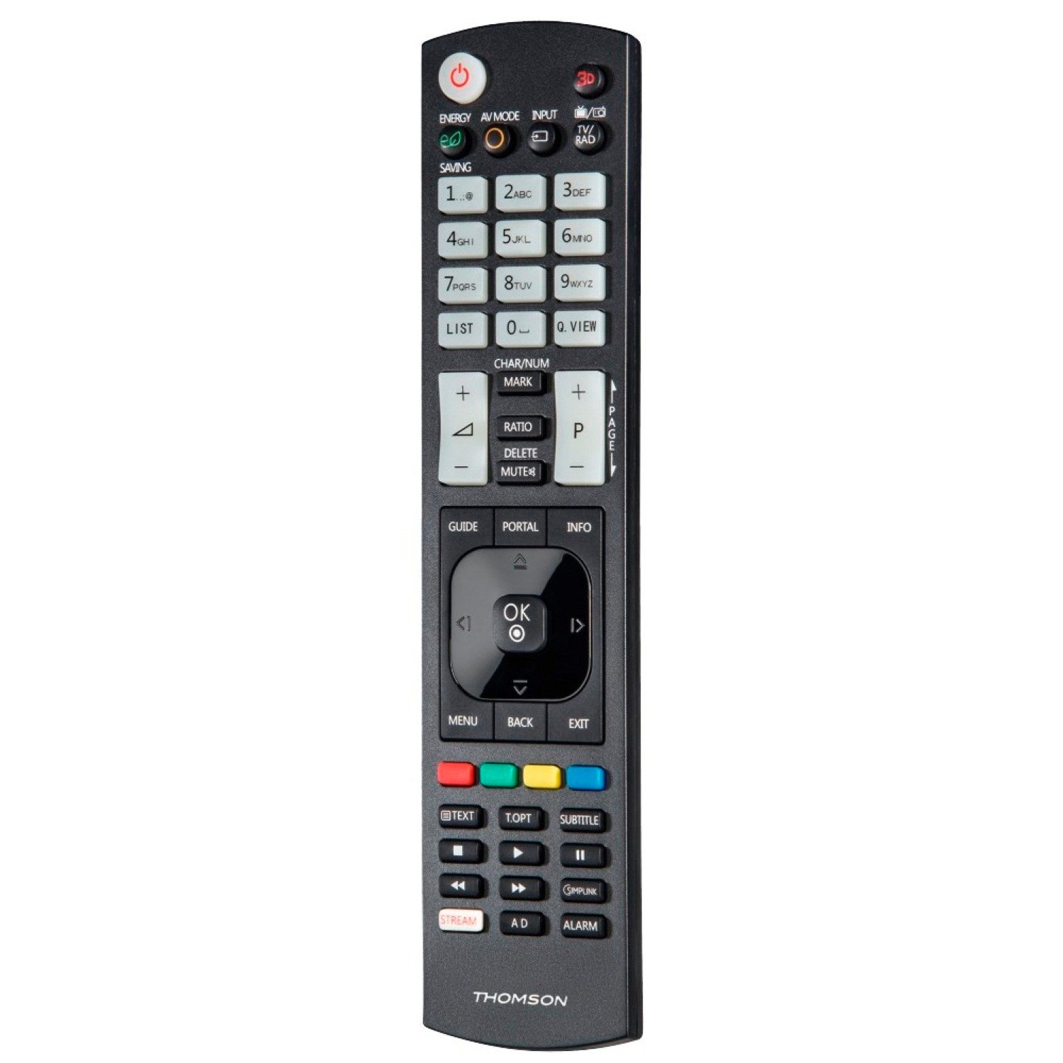 Thomson ROC1128SON Ersatz Fernbedienung für LG TVs Universal-Smart-TV-Fernbedienung (1-in-1, Remote Control für LG Smart TV LCD LED OLED Netflix Streaming App)