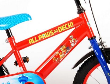 Volare Kinderfahrrad 16 Zoll Kinder Jungen Fahrrad Rad Bike Paw Patrol Rot 61650 Volare, 1 Gang, Rücktritt, Stützräder, Trinkflasche