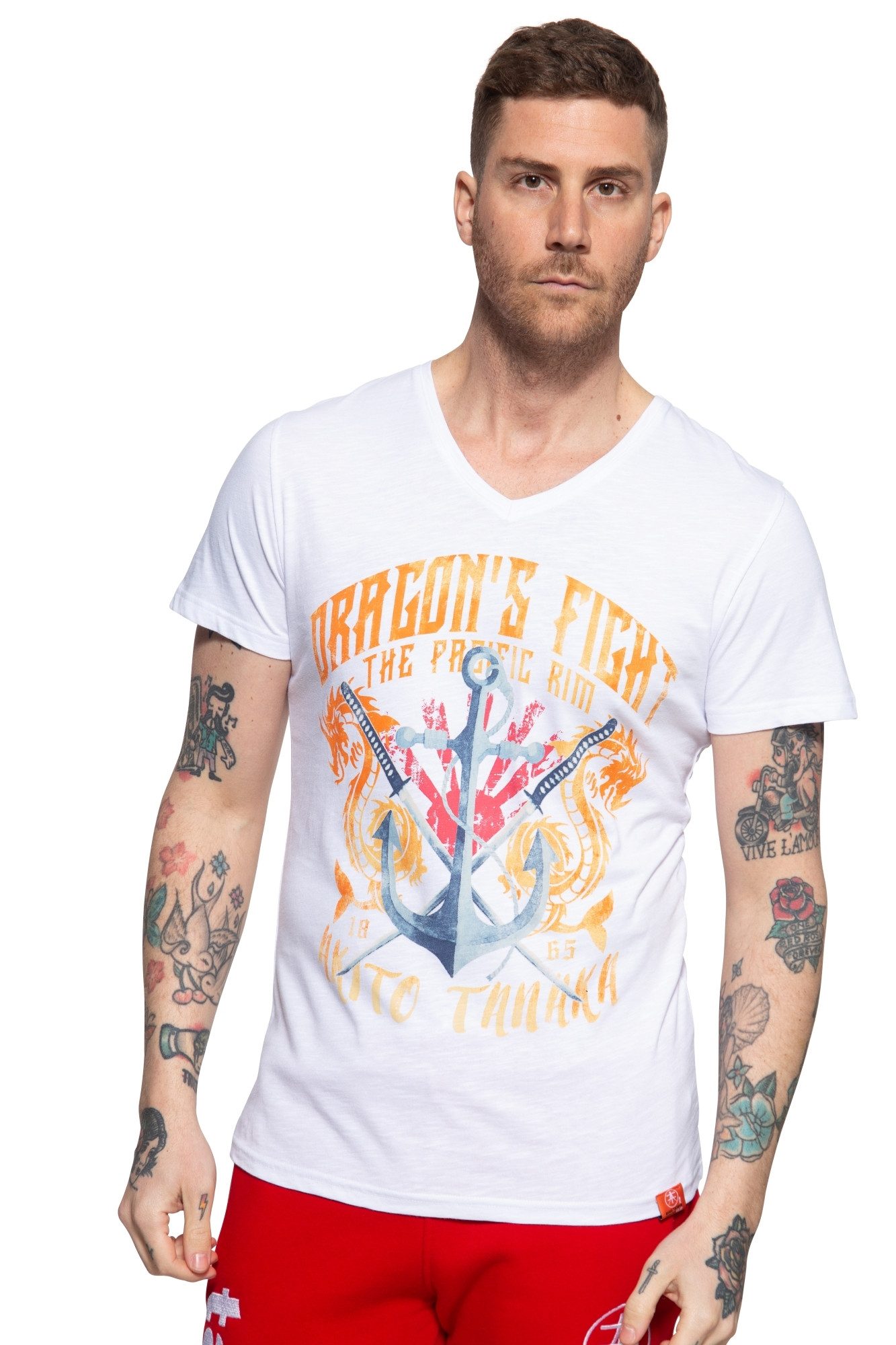 Akito Tanaka T-Shirt Dragon Anchor (1-tlg) günstig online kaufen