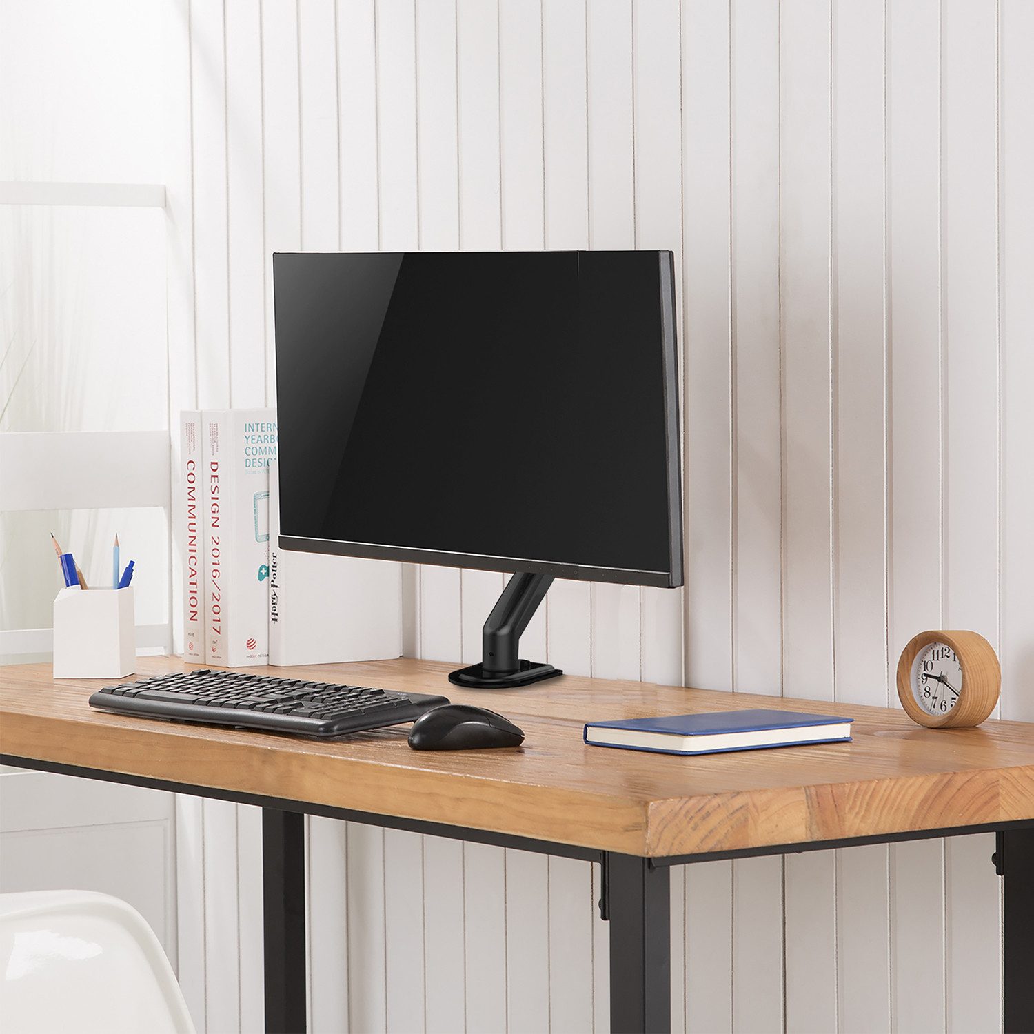 Maclean Monitor-Halterung MC-860N, (bis 27,00 Zoll, 1-tlg., Monitorhalterung 13-27'' 8kg einstellbar)
