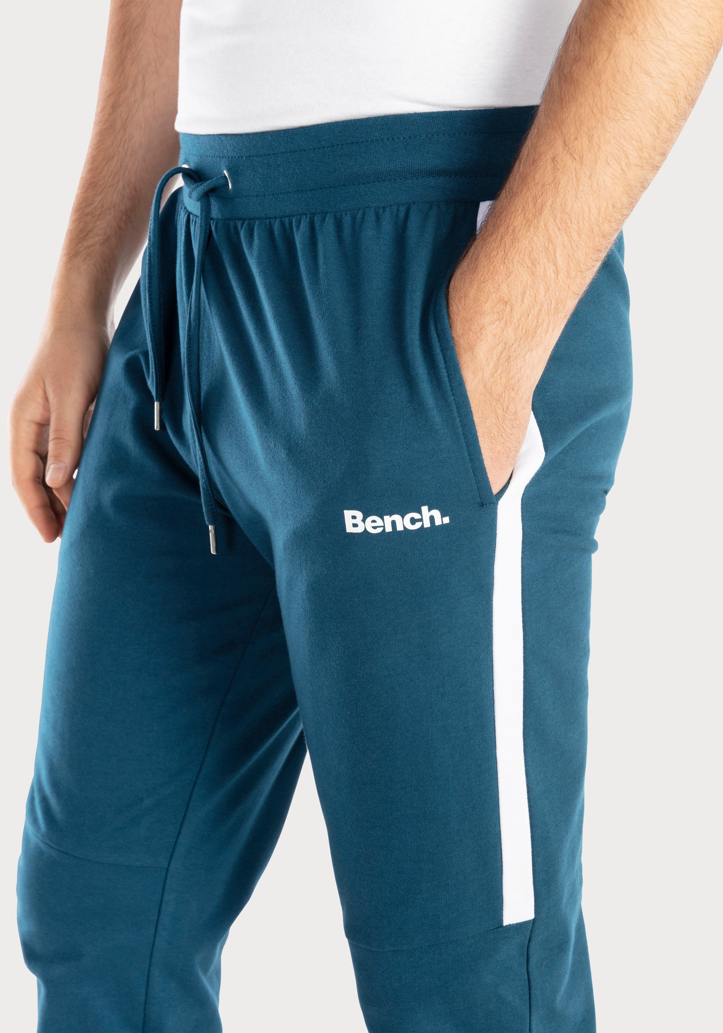 Bench. Loungewear Sweathose am Bündchen mit petrol Beinabschluss