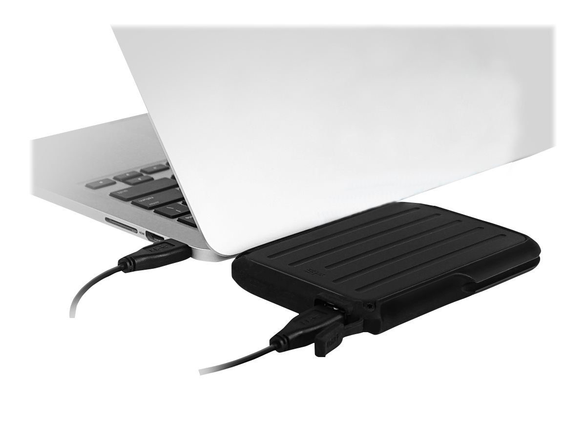 SILICON POWER SILICON POWER A66 Shockproof Black 2TB externe HDD-Festplatte