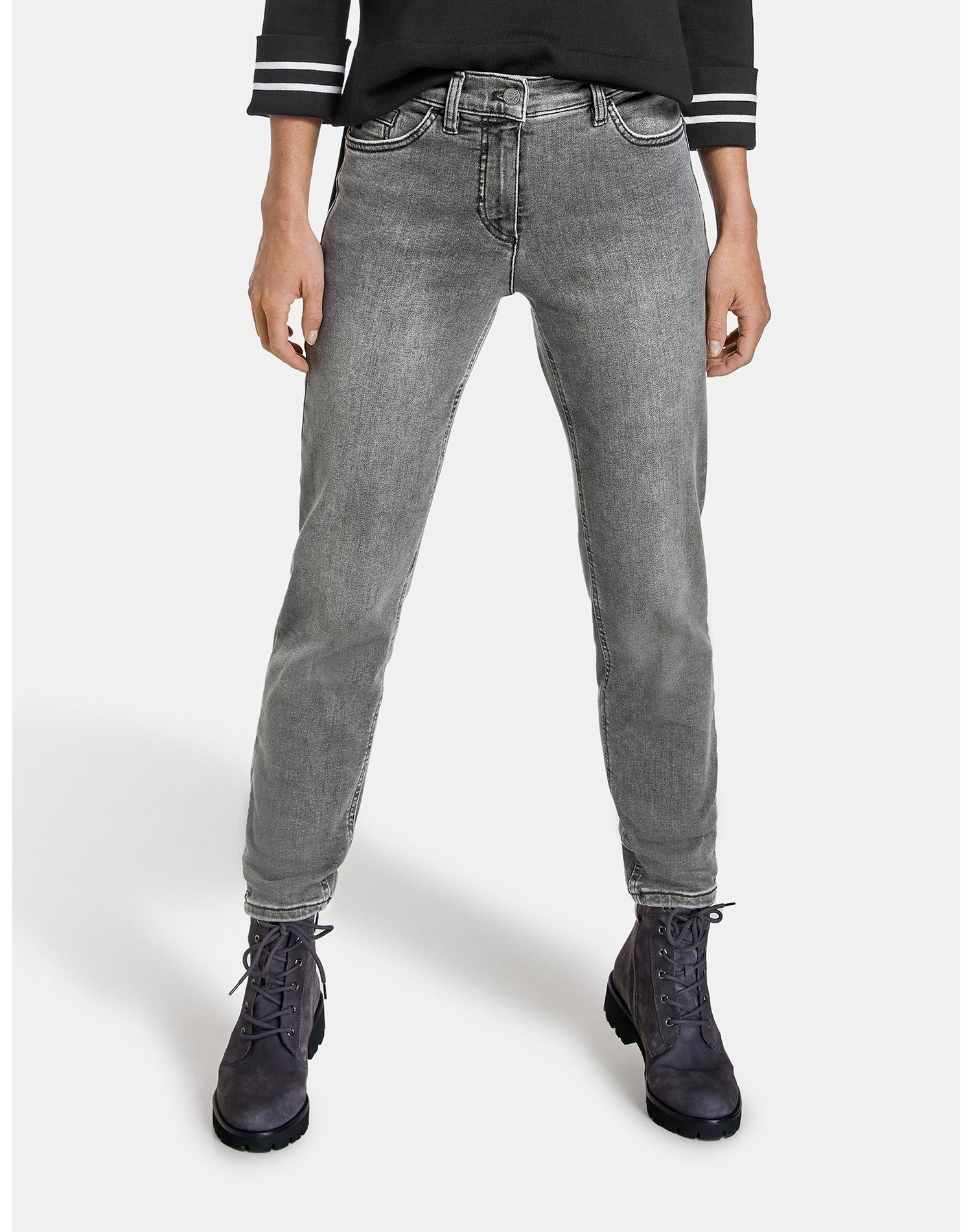 GERRY WEBER 7/8-Hose »Jeans mit Saumzippern Best4me« (1-tlg) online kaufen  | OTTO