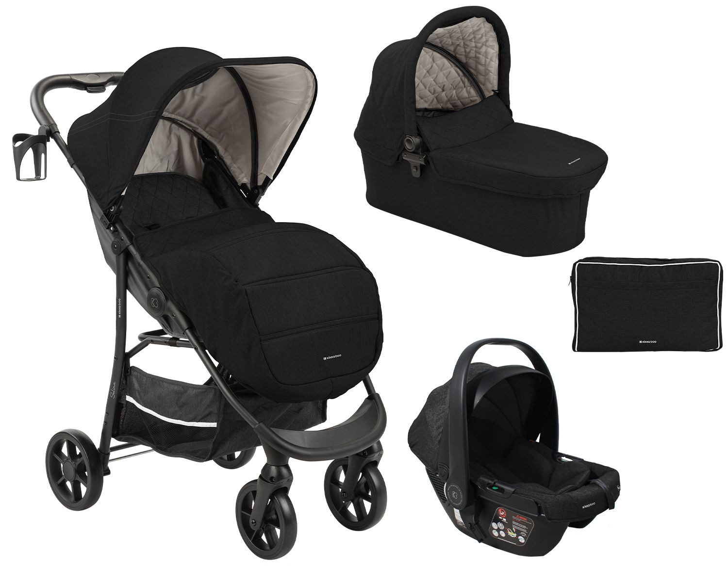 Kombi-Kinderwagen Kombikinderwagen 3 in 1 Selina