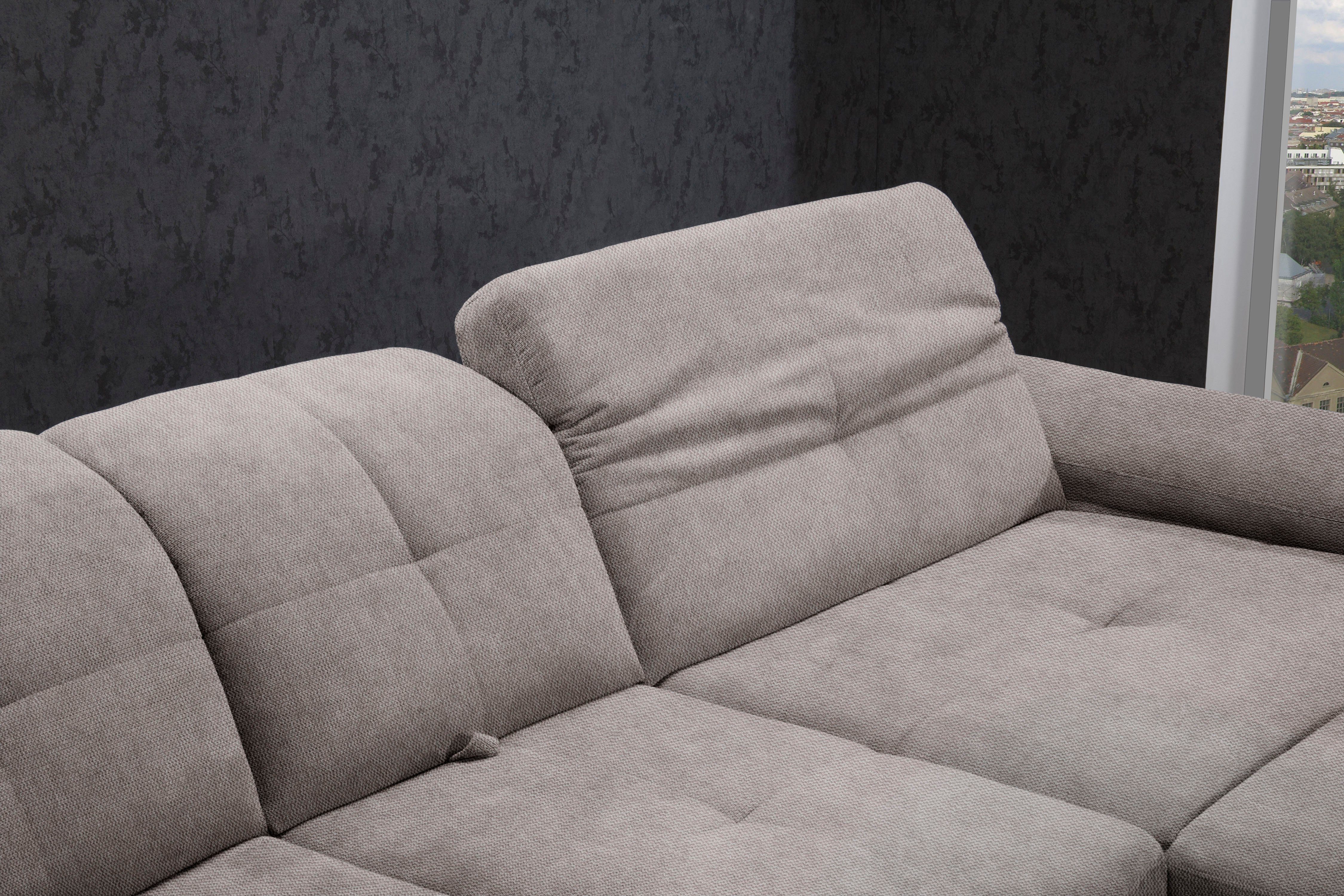 alina Ecksofa Nadira, wahlweise mit Bettfunktion und Stauraum