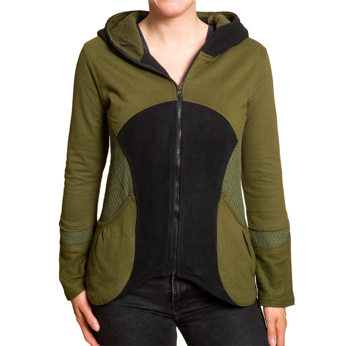 PANASIAM Wolljacke Damen Fleecejacke, leichte Übergangsjacke günstig online kaufen