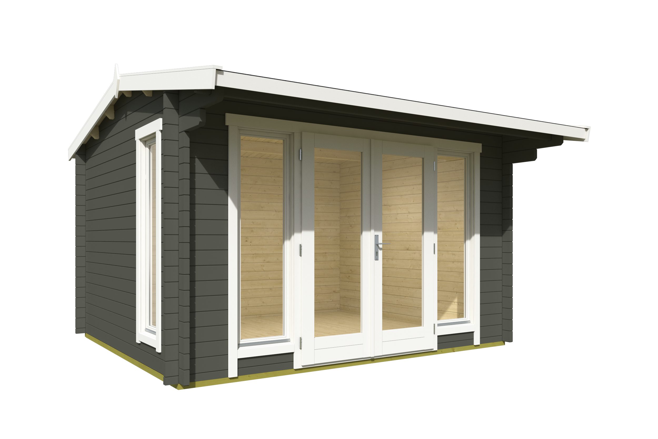 Nordic Holz Gartenhaus JUBILEE 44, BxT: 370x320 cm