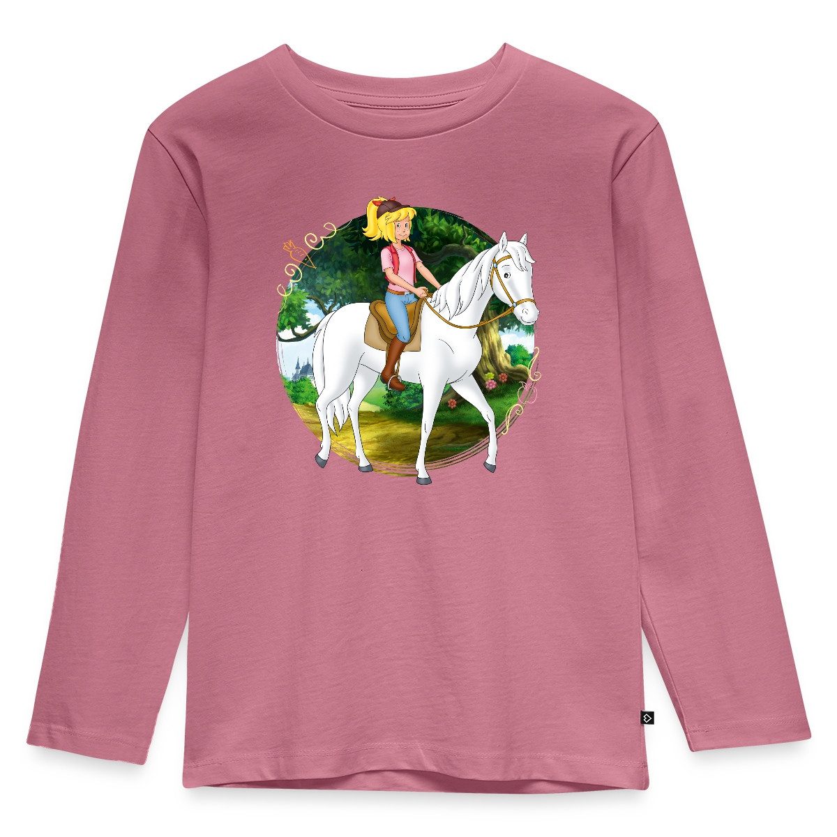 T-Shirt Bibi Und Tina Ausritt Mit Sabrina Kinder Premium Langarmshirt