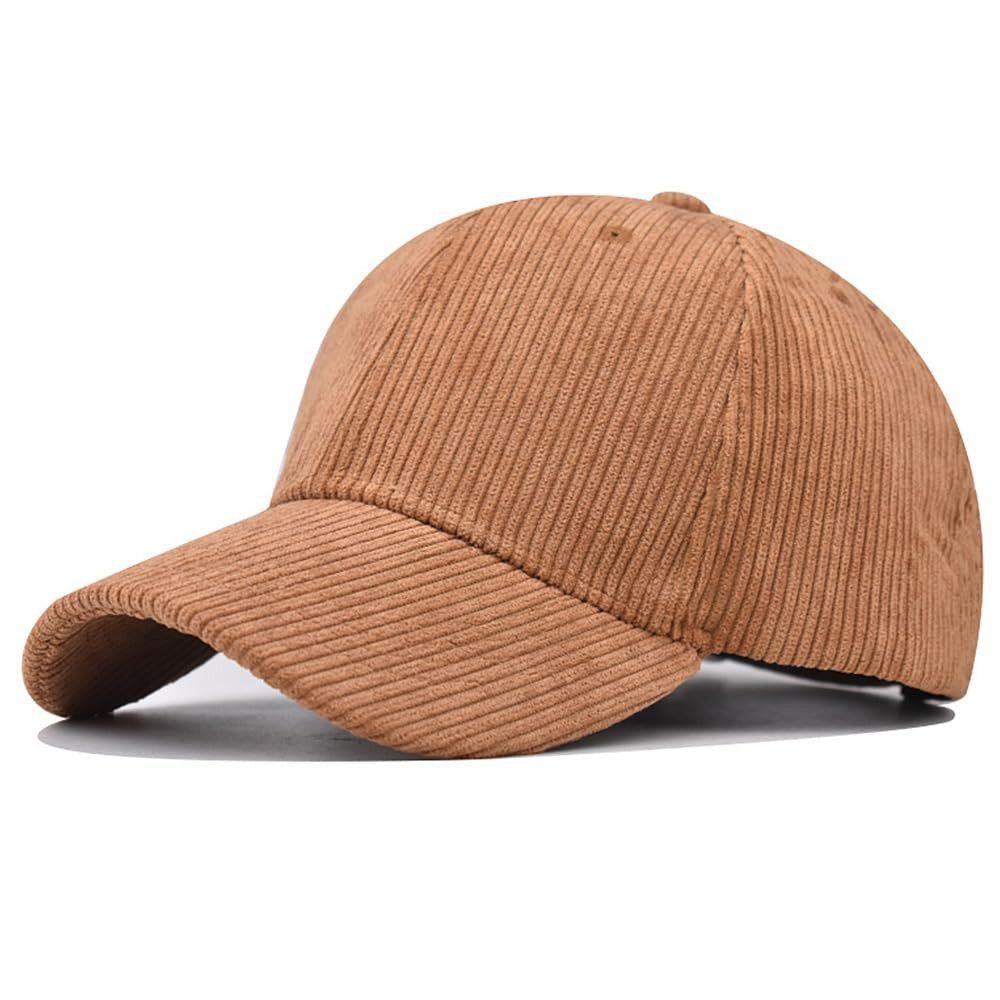 Zaewry Baseball Cap Baseballkappe für Herren und Damen, Aus Cord, verstellbar einfarbig, Unisex, Einheitsgröße, Sonnenmütze