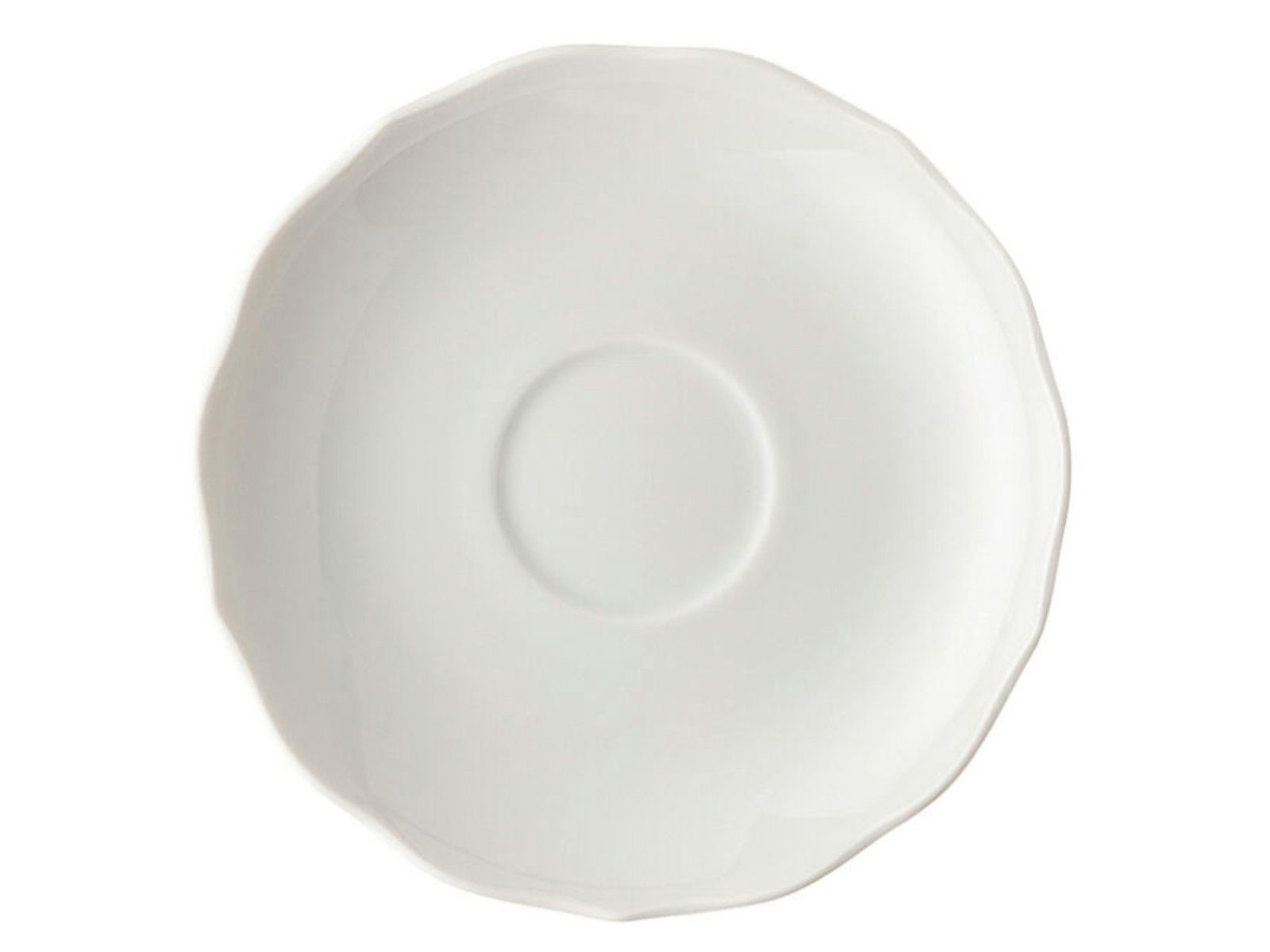 Hutschenreuther Untertasse Maria Theresia Weiss Tee-Untertasse 14 cm, Untertasse
