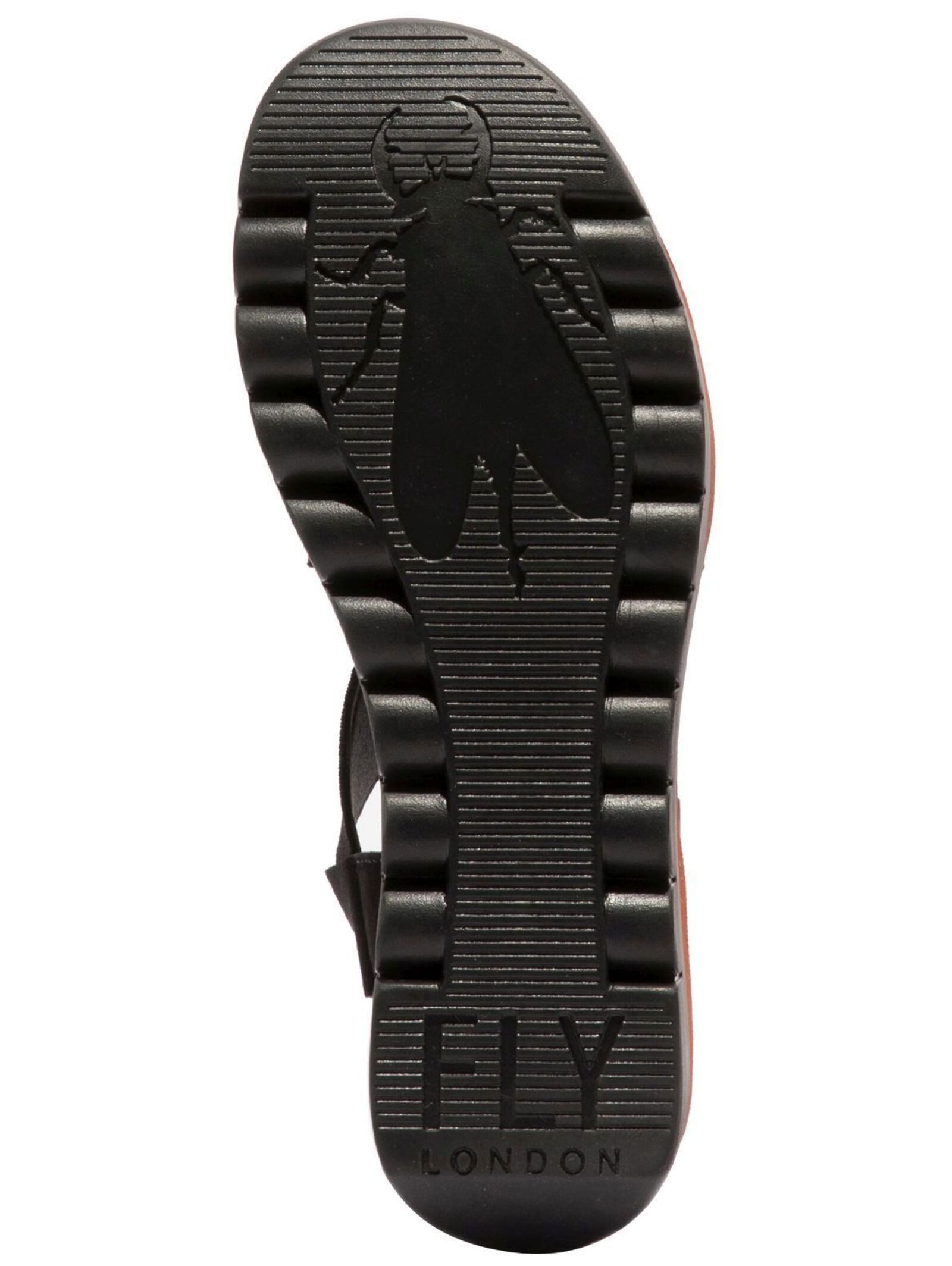 Fly London Fly London Sandalen Leder/Textil Keilsandalette