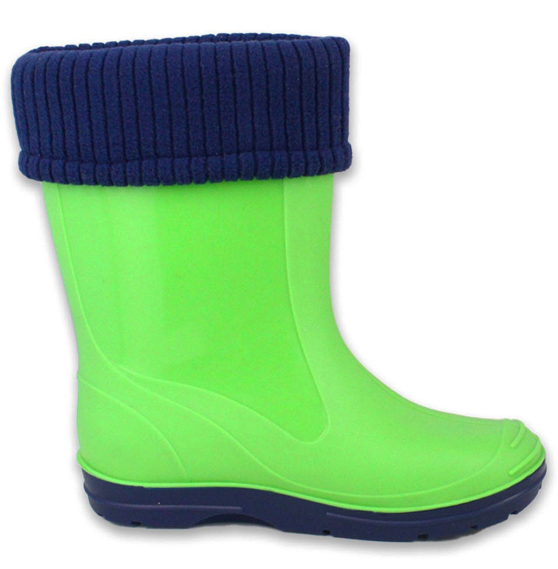 Beck Regenstiefel Basic mit herausnehmbarem Warmfutter Gummistiefel (für Mädchen und Jungen, für warme Füße bei Nässe und Kälte) im Herbst kaufen - im Frühjahr ohne Warmfutter weiter verwenden!!!