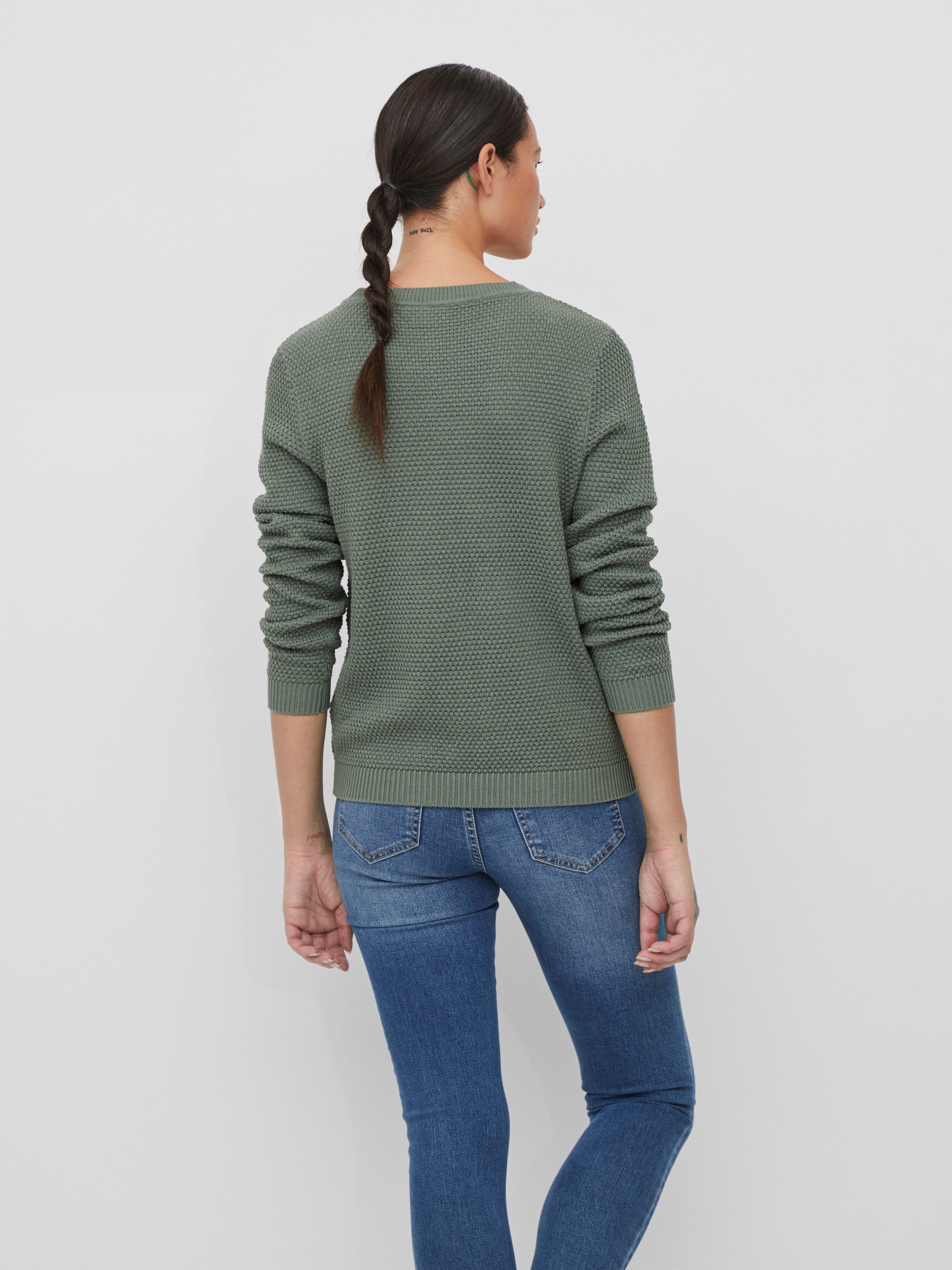 Vila Rundhalspullover VIDALO O-NECK L/S KNIT TOP- NOOS günstig online kaufen