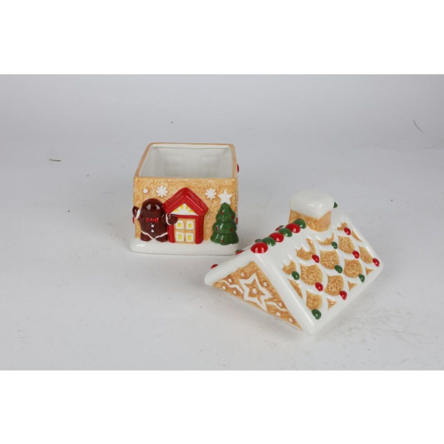 Gebäck Aufbewahrungen 6x Vorrat Vorratsglas BURI Weihnachten Plätzchen Keksdose 3D