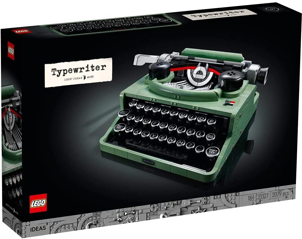 LEGO® Ideas 21327 Schreibmaschine Spielbausteine, (packung, 2079 St), Schreibmaschine