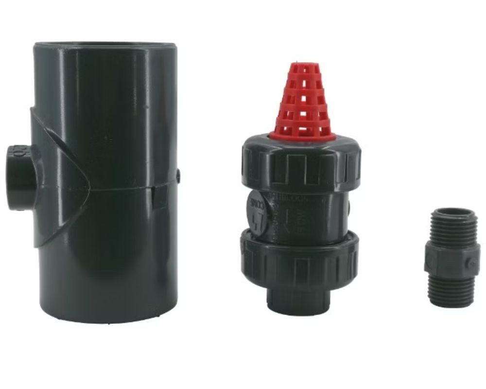 OKU Pool-Solarabsorber OKU Absorber-Belüftungsset für PVC-Verrohrung Ø 50 mm