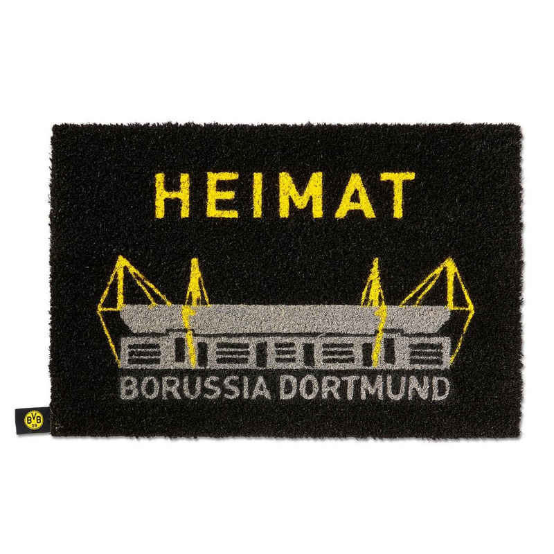 Fußmatte BVB-Fußmatte, BVB, rechteckig, Höhe: 2 mm