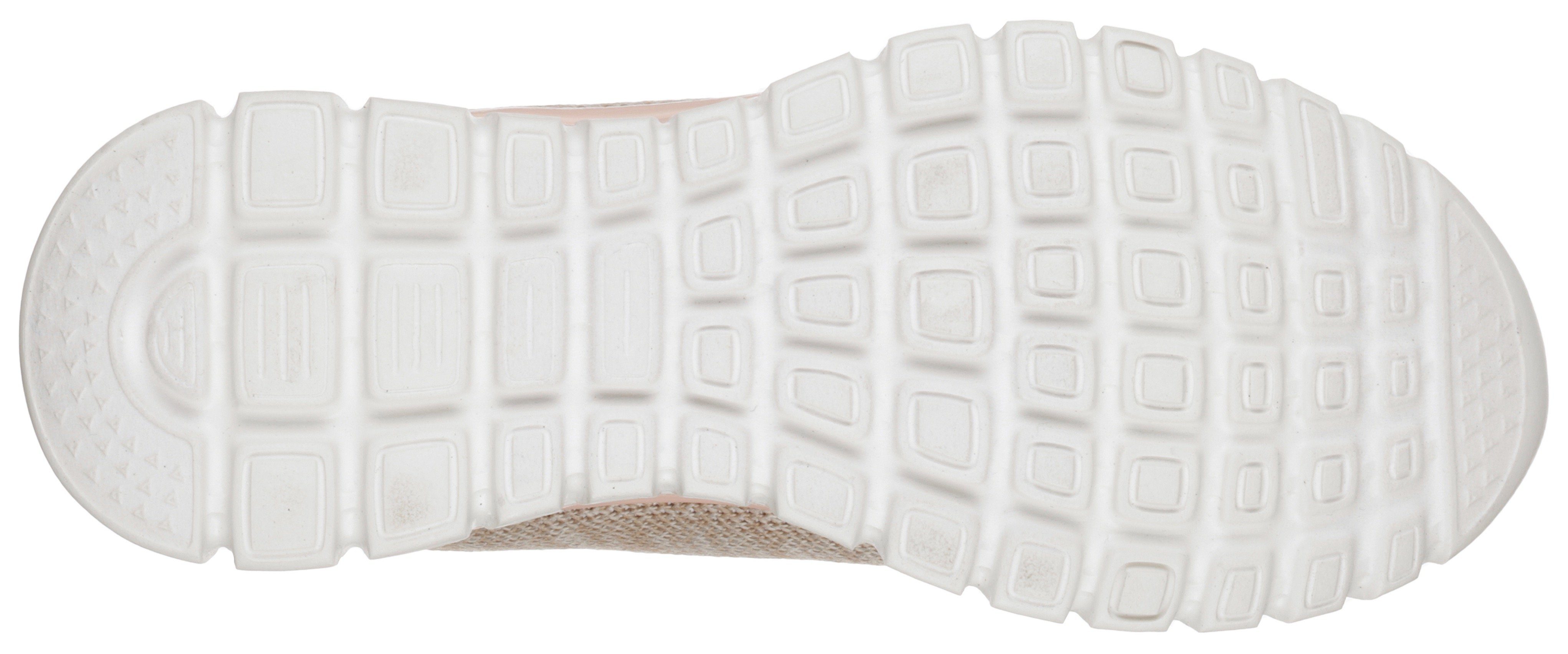 Skechers Graceful - Twisted Foam mit Memory beige-rosa Sneaker Fortune