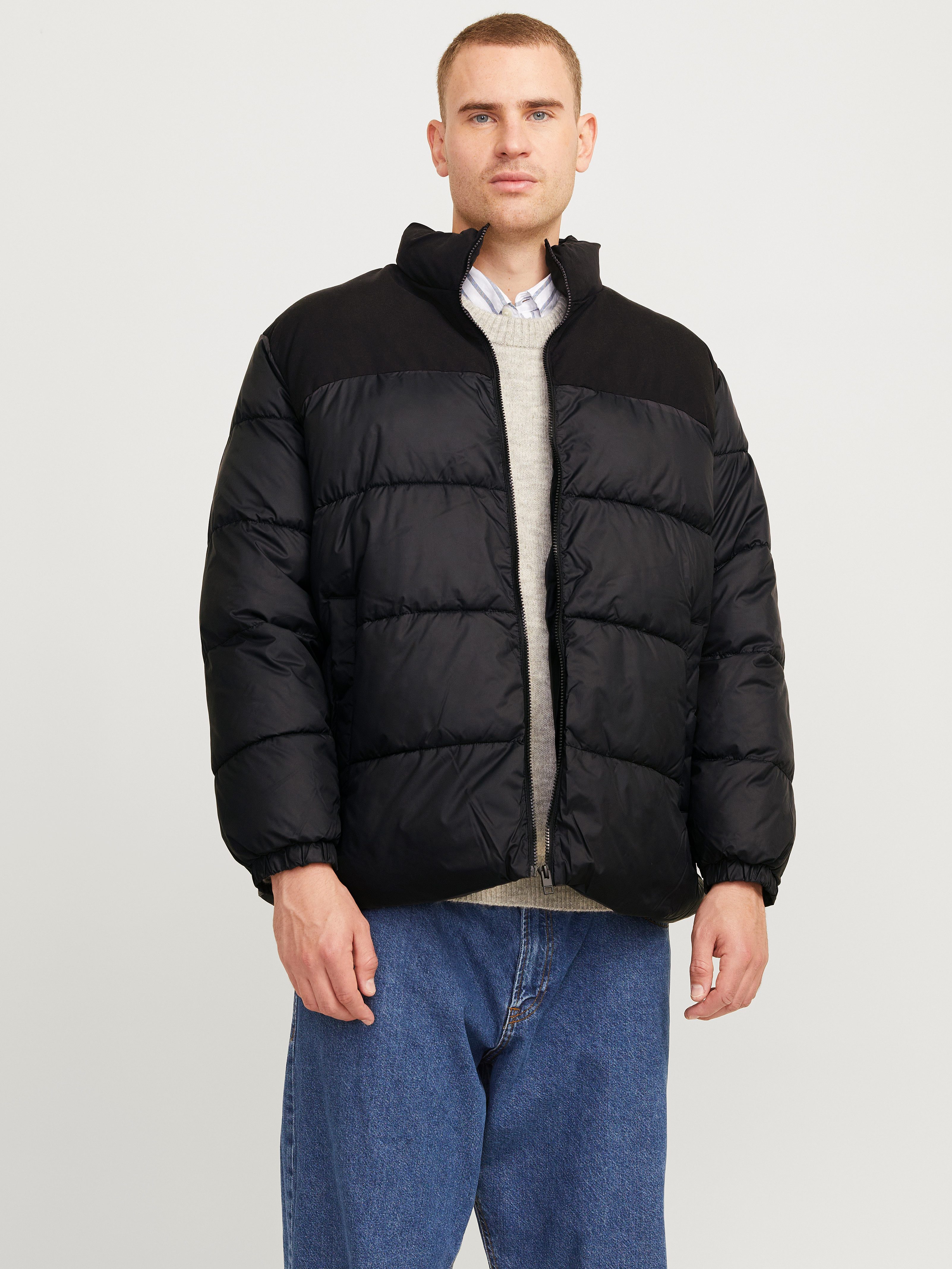 Steppjacke JJMOON STAND COLLAR PUFFER PLS