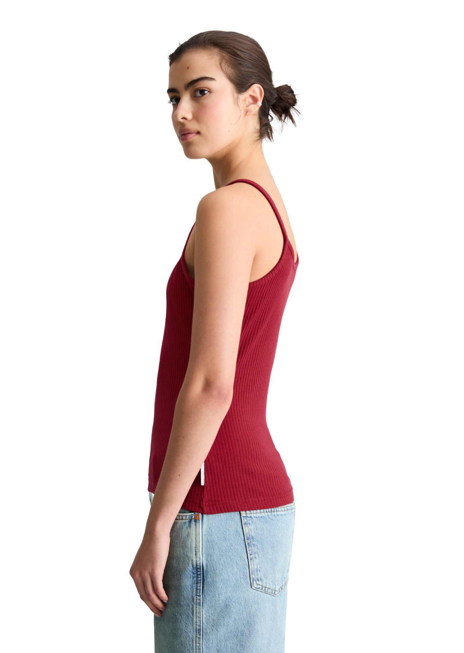 Marc O'Polo DENIM T-Shirt aus Rippjersey